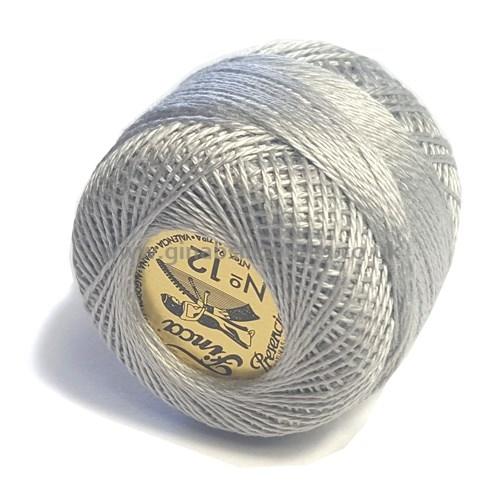 Finca Perle Cotton Ball - Size 12 - # 8728 (Pale Warm Grey)