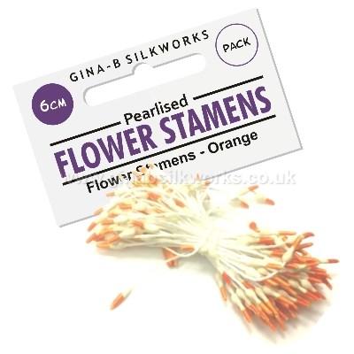 Flower Stamen Pack - Red/Orange