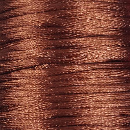 Satin Cord (Rattail) 2mm - Brown