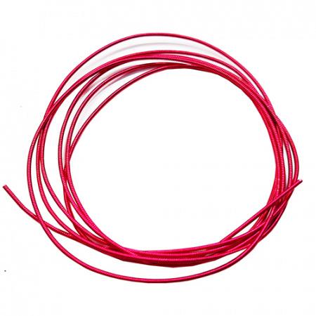 Coloured Perl Wire - Magenta - 1mm (Coiled / Pearl Purl)