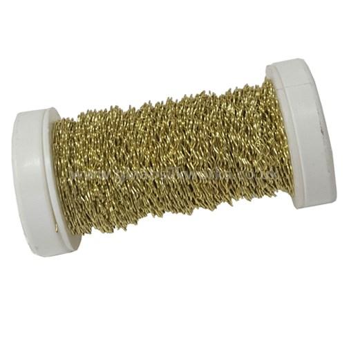 Crinkle Wire 25m - Gold