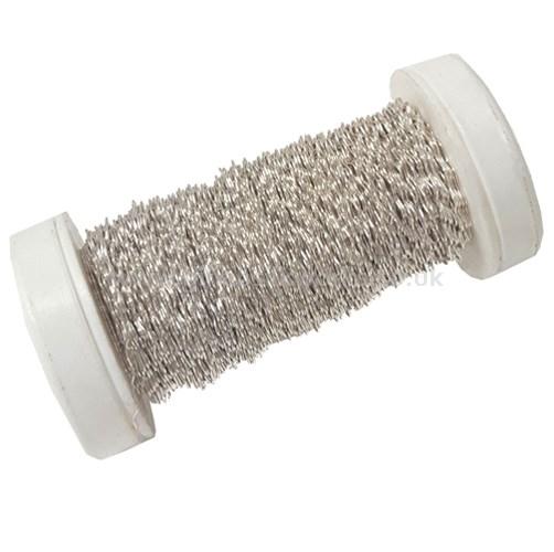 Crinkle Wire 25m - Silver