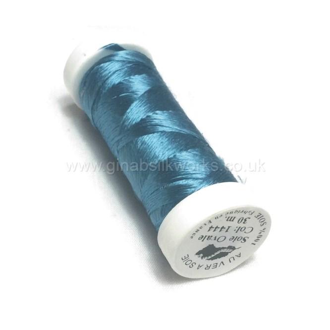 Soie Ovale Flat Filament Silk - #1444- (Wedgwood Blue)