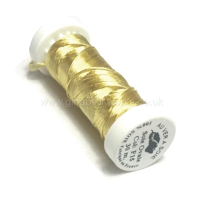 Soie Ovale Flat Filament Silk - #F15- (Yellow)