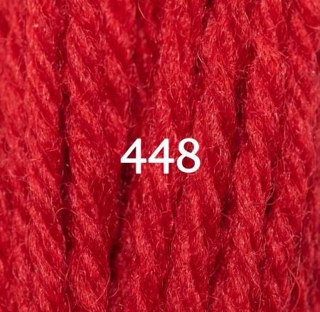 Appletons Crewel Wool (2-ply) Skein -  Orange Red 448