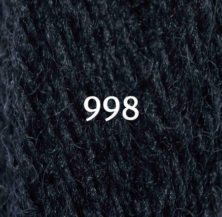 Appletons Crewel Wool (2-ply) Skein - Charcoal 998