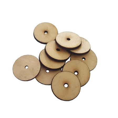Circle Button Moulds No 84 (15mm) thin ply x 10
