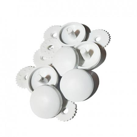 Self Cover Buttons - No 129 (22mm) Plastic x 6