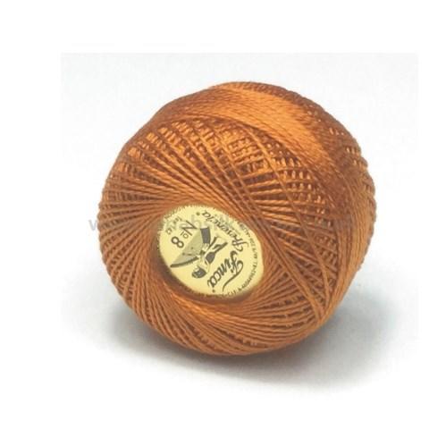 Finca Perle Cotton Ball - Size 8 - # 1072 (Golden Brown)