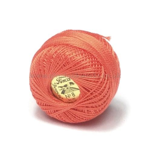Finca Perle Cotton Ball - Size 8 - # 1325 (Madder Orange)