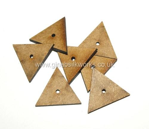 Triangle Button Moulds No 79 (25mm) MDF x 7