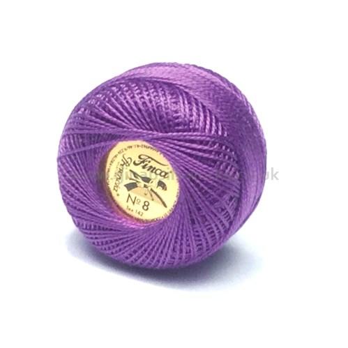 Finca Perle Cotton Ball - Size 8 - # 2627 (Medium Red Violet)