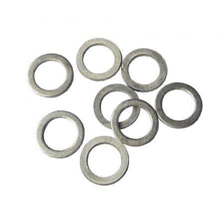 Ring Button Moulds No 101 (12mm) Aluminium x 8