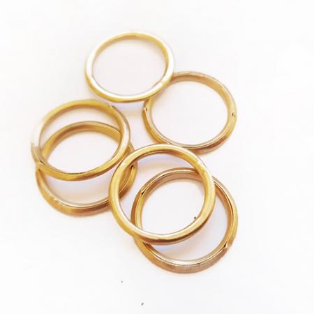 Ring Button Moulds No 52 (25mm) Brass x 6