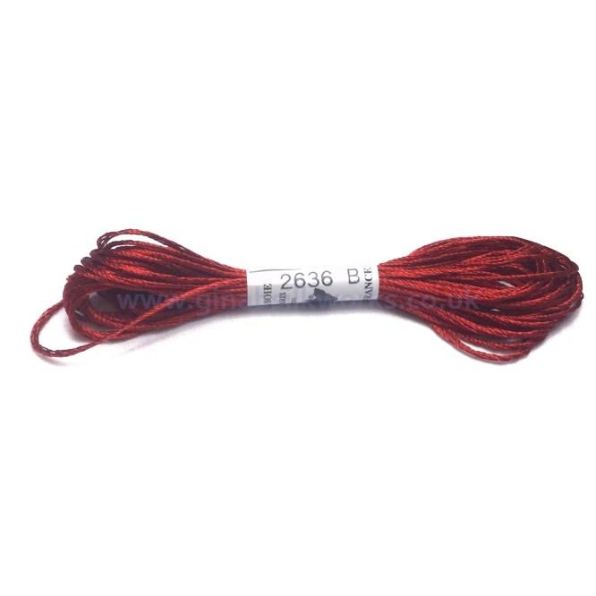 Soie De Paris Filament Silk - #2636- (Red Copper)