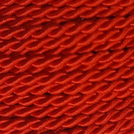 Spun (Twisted) Cord, 2.5mm - Red