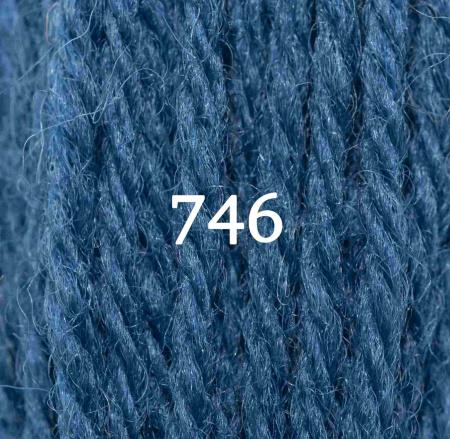 Appletons Crewel Wool (2-ply) Skein -  Bright China Blue 746