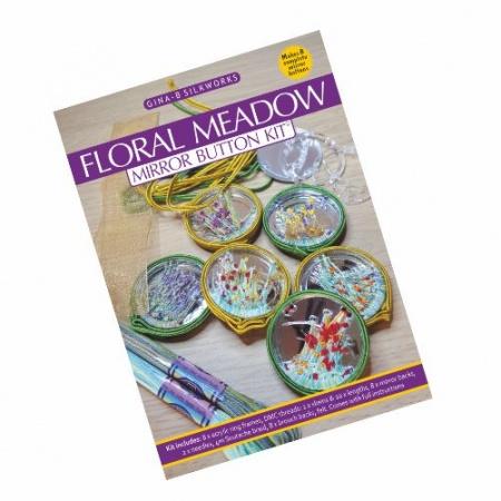Floral Meadow Mirror Button Kit