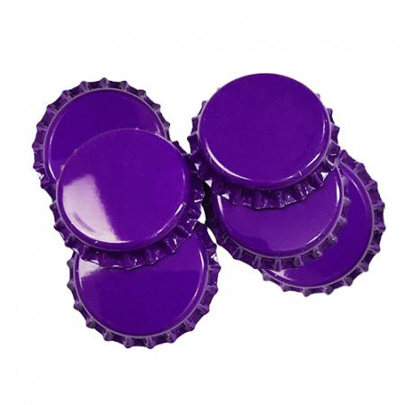 Bottle Caps - Purple Pk 6