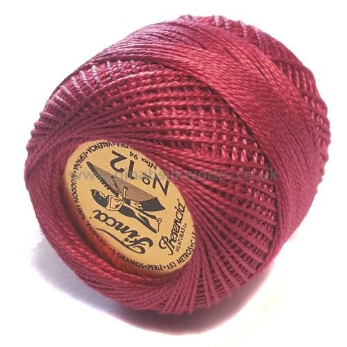 Finca Perle Cotton Ball - Size 12 - # 1915 (Claret)