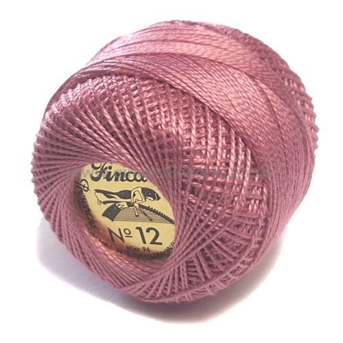 Finca Perle Cotton Ball - Size 12 - # 2240 (Medium Dark Pink)