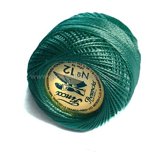 Finca Perle Cotton Ball - Size 12 - # 3670 (Dark Sea Green)