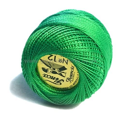 Finca Perle Cotton Ball - Size 12 - # 4396 (Medium Mint Green)
