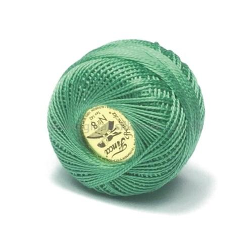 Finca Perle Cotton Ball - Size 8 - # 4350 (Mid Pistachio Green)