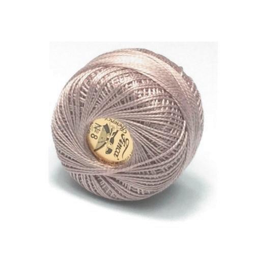 Finca Perle Cotton Ball - Size 8 - # 8017 (Pale Antique Plum)