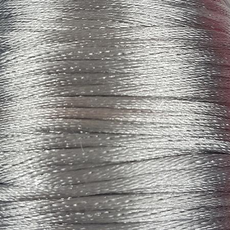 Satin Cord (Rattail) 2mm - Silver