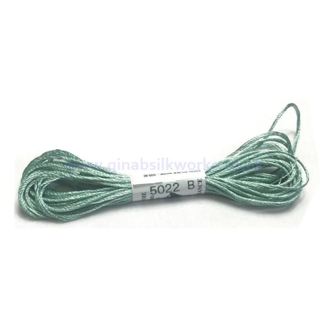 Soie De Paris Filament Silk - #5022 - (Medium Blue Green)