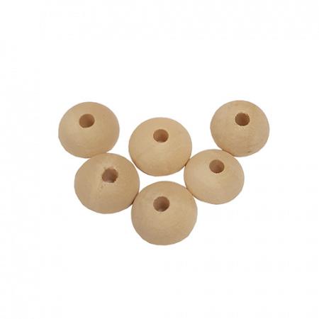 Hand Turned Mound Button Moulds No 133 (10mm) Wood x 6