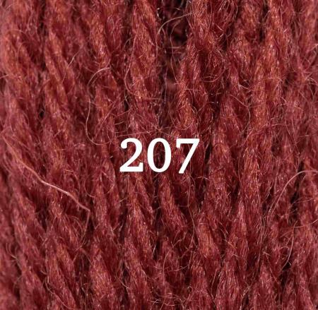 Appletons Crewel Wool (2-ply) Skein -  Flame Red 207