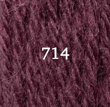 Appletons Crewel Wool (2-ply) Skein -  Wine Red 714