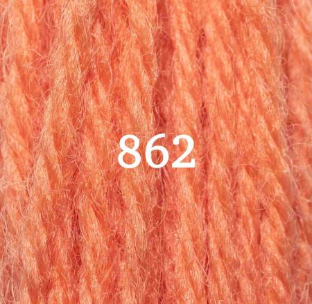 Appletons Crewel Wool (2-ply) Skein - Coral 862