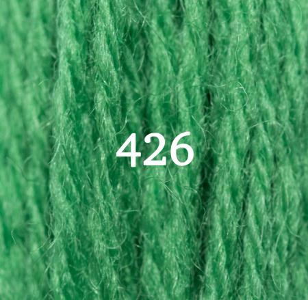 Appletons Crewel Wool (2-ply) Skein - Leaf Green 426