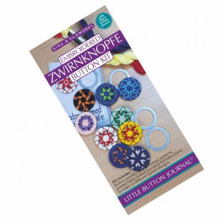 Embroidered Zwirnknopfe Button Journal Kit