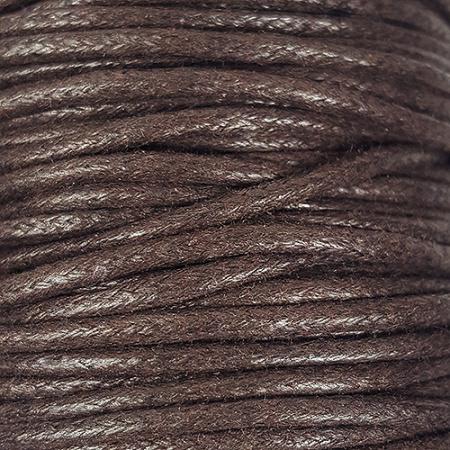 Faux Leather Cord 2mm - Dark Brown