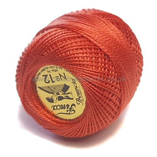 Finca Perle Cotton Ball - Size 12 - # 1485 (Medium Coral)