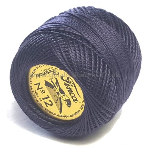 Finca Perle Cotton Ball - Size 12 - # 3327 (Dark Navy Blue)