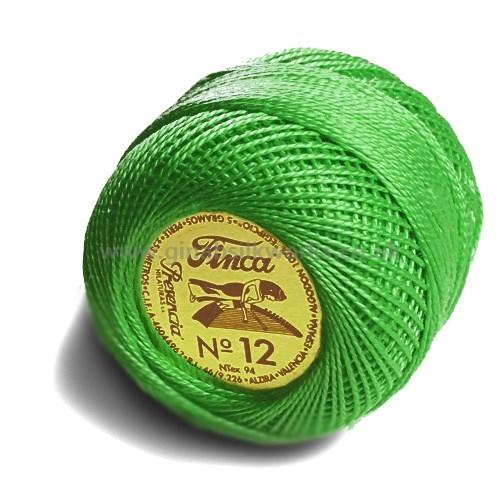 Finca Perle Cotton Ball - Size 12 - # 4643 (Grass Green)