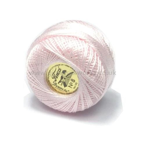 Finca Perle Cotton Ball - Size 8 - # 1721 (Pale Baby Pink)