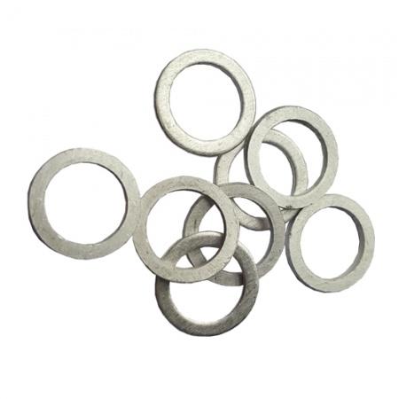 Ring Button Moulds No 102 (14mm) Aluminium x 8