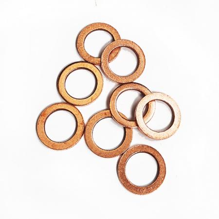 Ring Button Moulds No 169 - Copper 15mm x 18