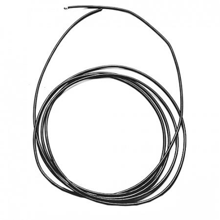 Coloured Perl Wire - Black - 1mm (Coiled / Pearl Purl)