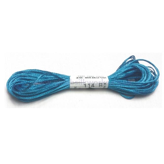 Soie De Paris Filament Silk - #114 - (Mid Electric Blue)