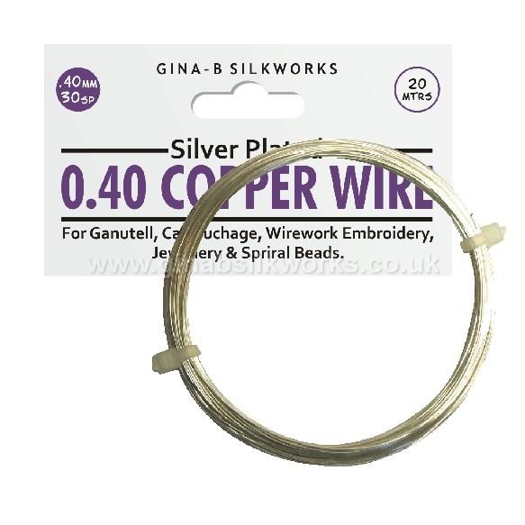Silver Plated Copper Jewelry Wire – 30 Gauge (0.3mm) Dead Soft For Wrapping, 1/2 Oz PW021