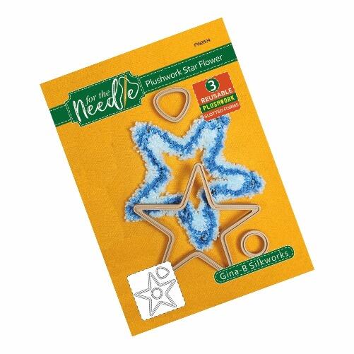 Gina-B Silkworks "For the Needle" Star Flower Plushwork tool set packaging image