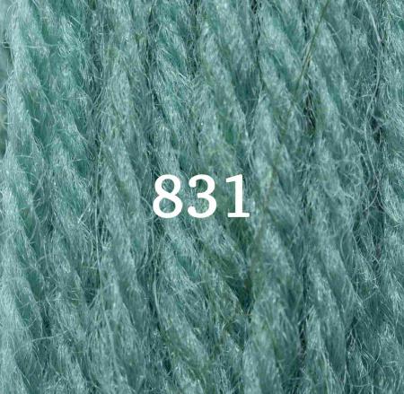 Appletons Crewel Wool (2-ply) Skein -  Bright Peacock Blue 831