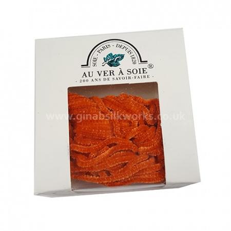 Pure Silk Chenille #2623 (Medium Orange) - 5m
